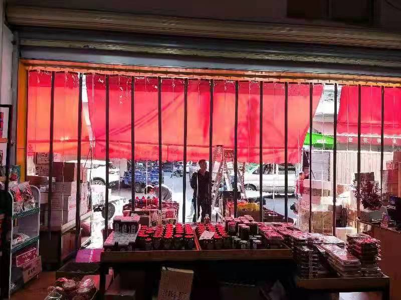 东莞推拉磁吸软门帘 透明磁性软门帘